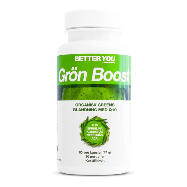Grön Boost Kapslar 60 kapslar Grønn Boost Kapsler 60 kapsler